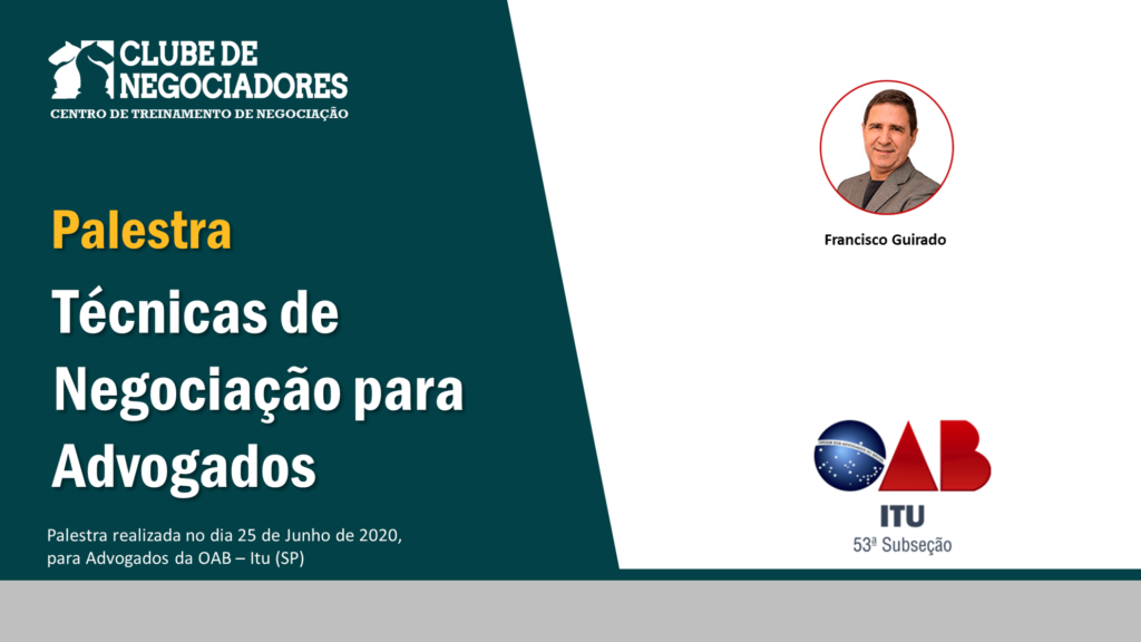 negociação para advogados